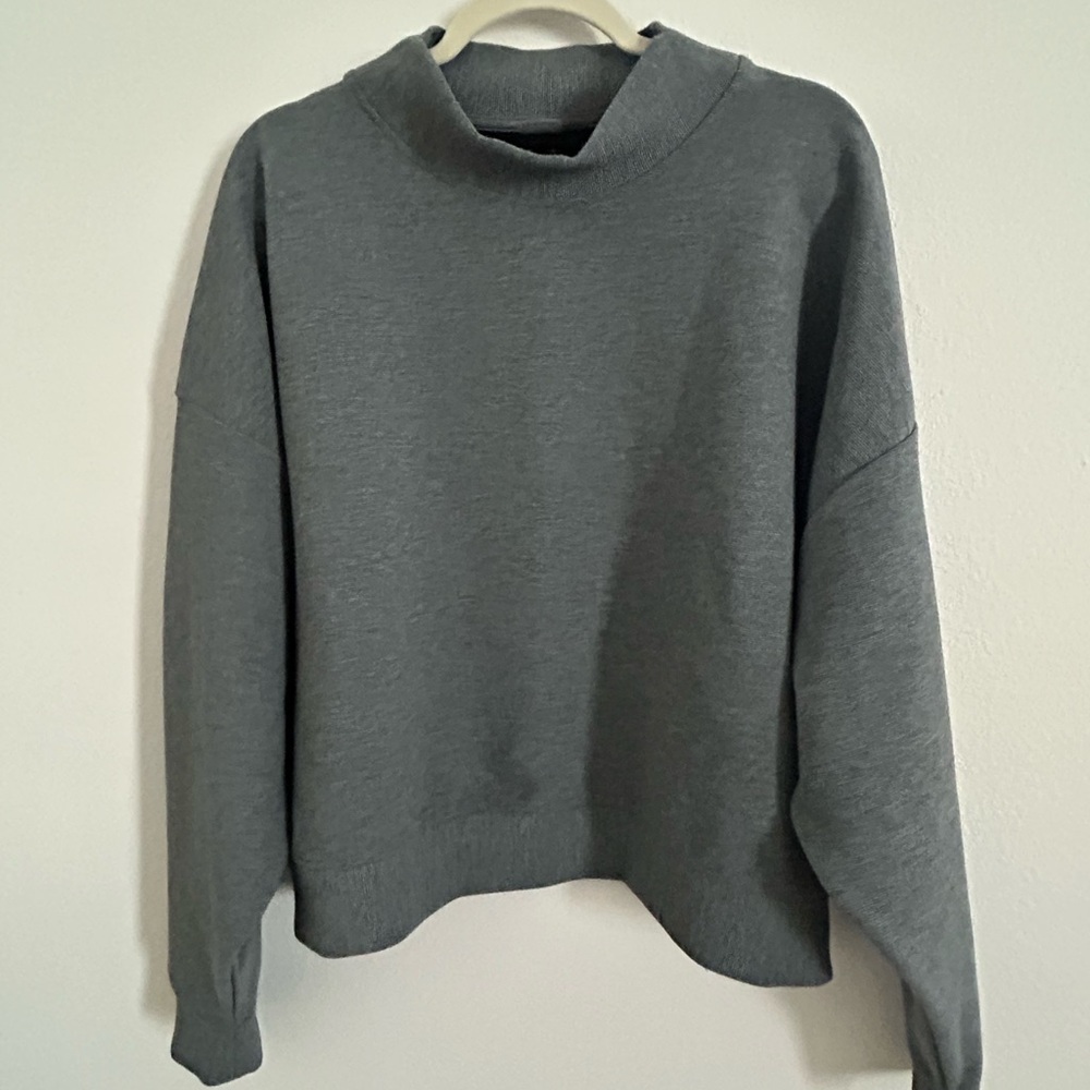 Calia women's grey ribbed sweatshirt, size XXL